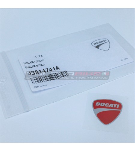 Autocollant ORIGINAL Ducati Shield rouge - Ducati tous les modèles