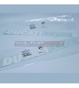 Coppia di Adesivi Originali Ducati Corse - Ducati Panigale V4R