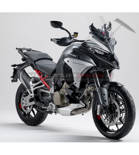 Silver Color Sticker for Windshield - Ducati Multistrada V4 / Rally 