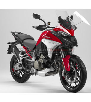 White stickers for windshield - Ducati Multistrada V4 / Rally