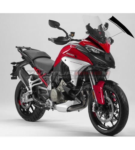 Pegatinas negras para parabrisas - Ducati Multistrada V4 / Rally
