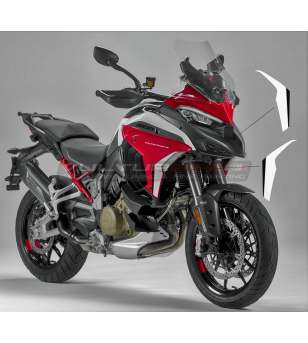 Adesivi bianco neri per fianchetti - Ducati Multistrada V4 