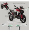 Complete stickers kit tricolor custom design - Ducati Multistrada V4 