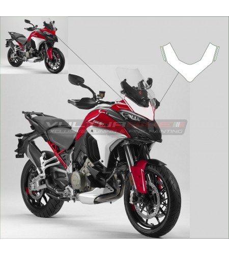 Number plate sticker for front fairing - Ducati Multistrada V4 