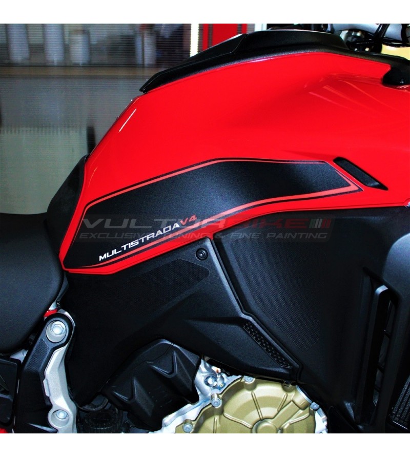 Tank guards exclusive finish  - Ducati Multistrada V4