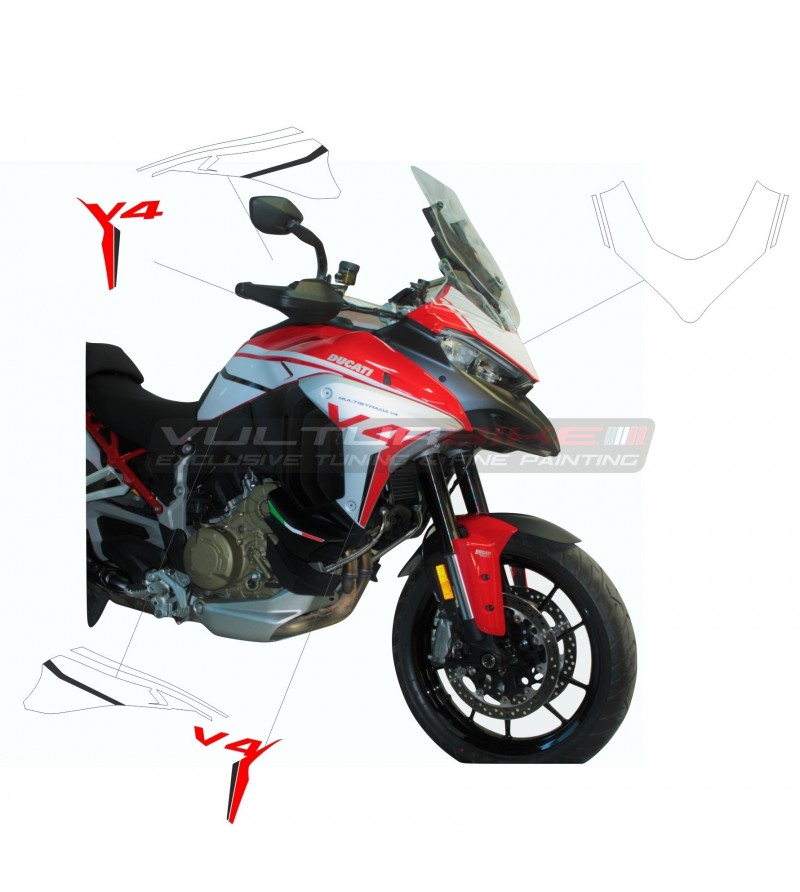 Kit adesivi design personalizzato - Ducati Multistrada V4 