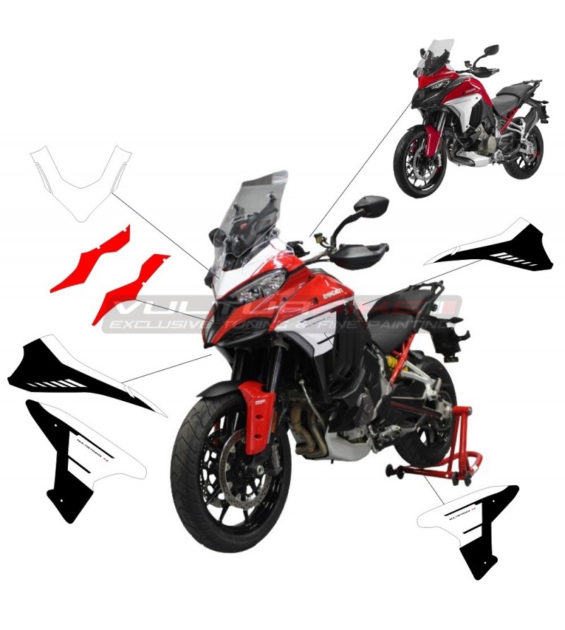 Pikes Peak Stickers Complete Kit 2015 Design - Ducati Multistrada V4/V4S 