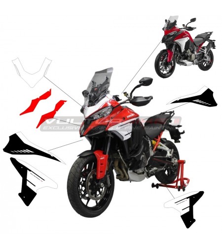 Pikes Peak Stickers Kit completo diseño 2015 - Ducati Multistrada V4 / V4S 