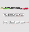 Stickers' kit for BMW R1200 GS motorcycle 2 pieces