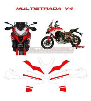 Kit autocollant complet - Ducati Multistrada V4 