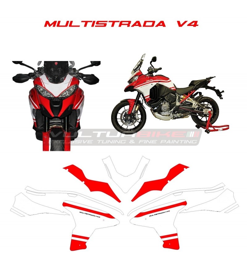 Complete stickers kit - Ducati Multistrada V4 