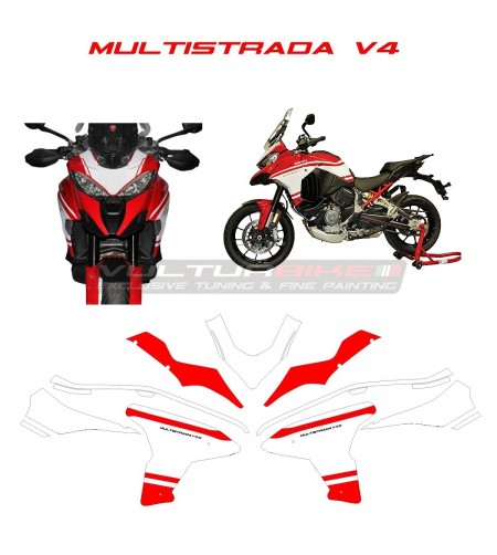 Kit completo de pegatinas - Ducati Multistrada V4 