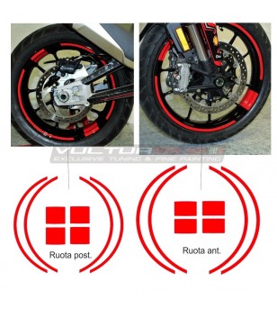 Profilés adhésifs personnalisables pour roues - Ducati Multistrada V4 / 950