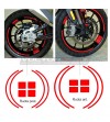 Profilés adhésifs personnalisables pour roues - Ducati Multistrada V4 / 950