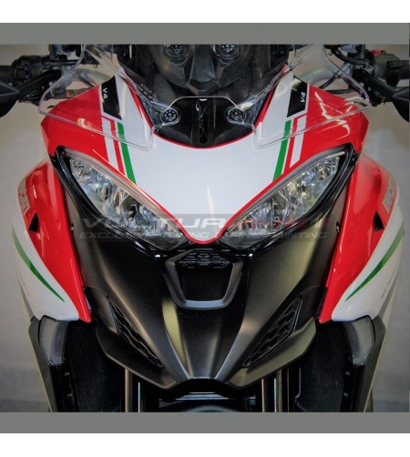 Pegatina de carenado de diseño tricolor - Ducati Multistrada V4 / V4S 