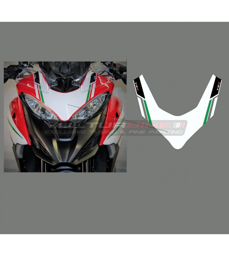 Pegatina de carenado de diseño tricolor - Ducati Multistrada V4 / V4S 