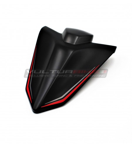 Cubierta del asiento del pasajero de fibra de carbono - Ducati Streetfigter V4 / V4S 
