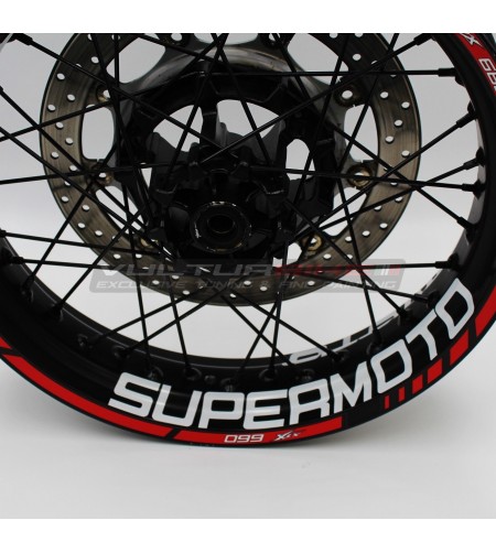 Pegatinas de rueda Supermoto - Yamaha XTX 660 