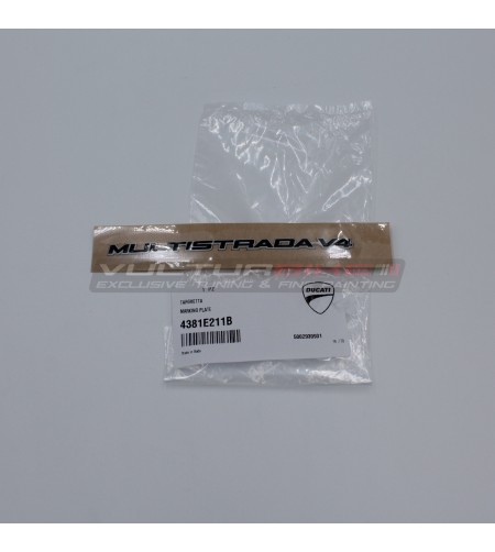Original Ducati Multistrada V4 tag