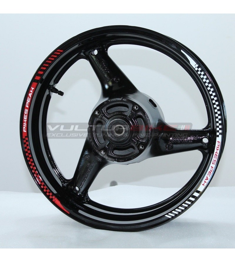 Adhesivos para ruedas Pikes Peak diseño - Ducati Multistrada 1200 / 1260