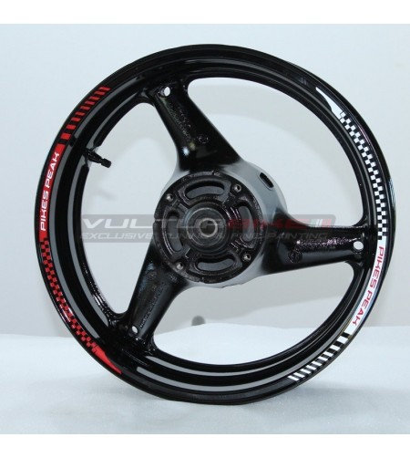 Wheel stickers Pikes Peak design - Ducati Multistrada 1200 / 1260