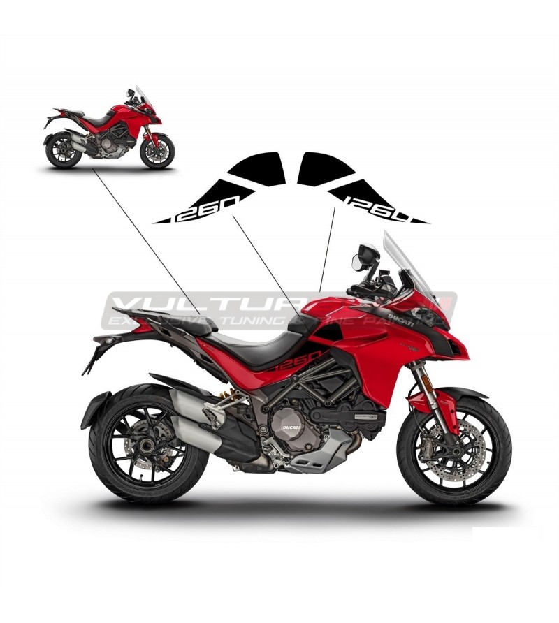 Side hull stickers - Ducati Multistrada 1260 