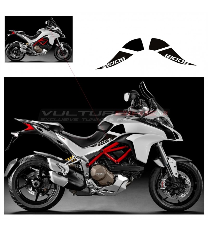 Autocollants carénages latérales - Ducati Multistrada 1200s depuis 2015 