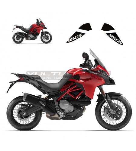 Pegatinas laterales del casco - Ducati Multistrada 950s 