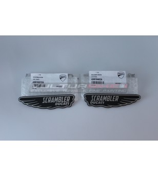 Pegatinas originales emblema clásico Ducati Scrambler 15x3.5 cm 