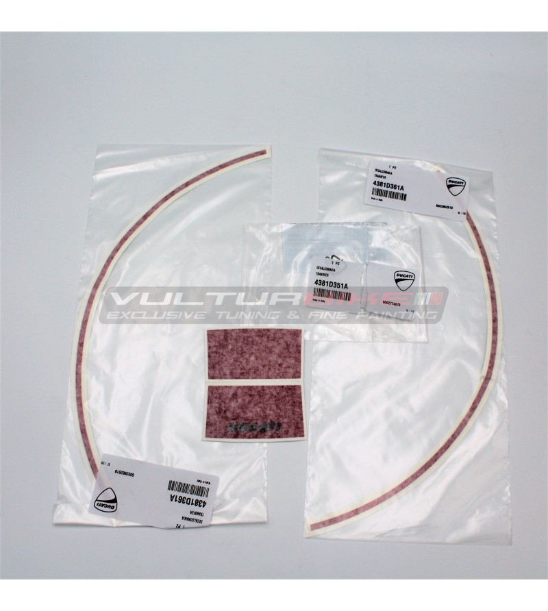Ducati Vorderrad Original Aufkleber Kit - Multistrada 1260 Grand Tour 