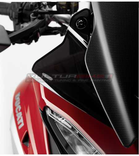 Déflecteurs latéraux fumés originaux - Ducati Multistrada V4 / V4S 
